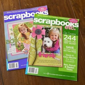 2 issues of Scrapbooks Etc‎ 2007 Magazines scrapbooking scrapbook